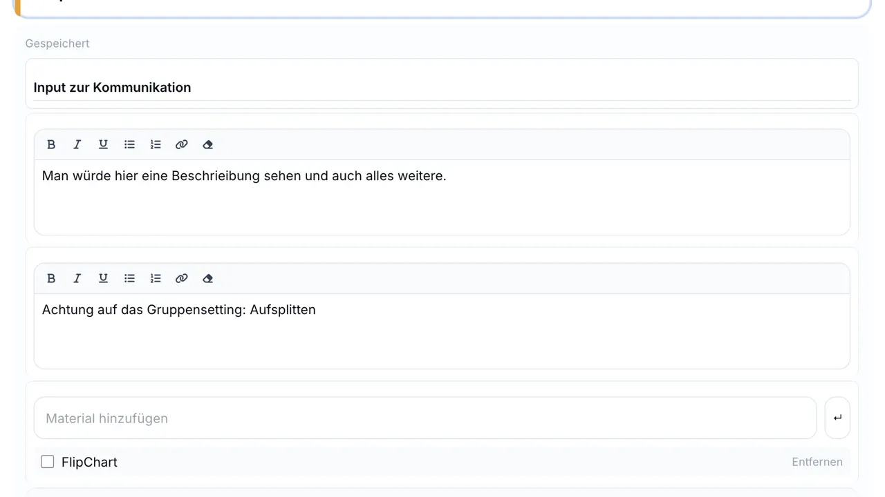 Planeransicht in MOD.plan
